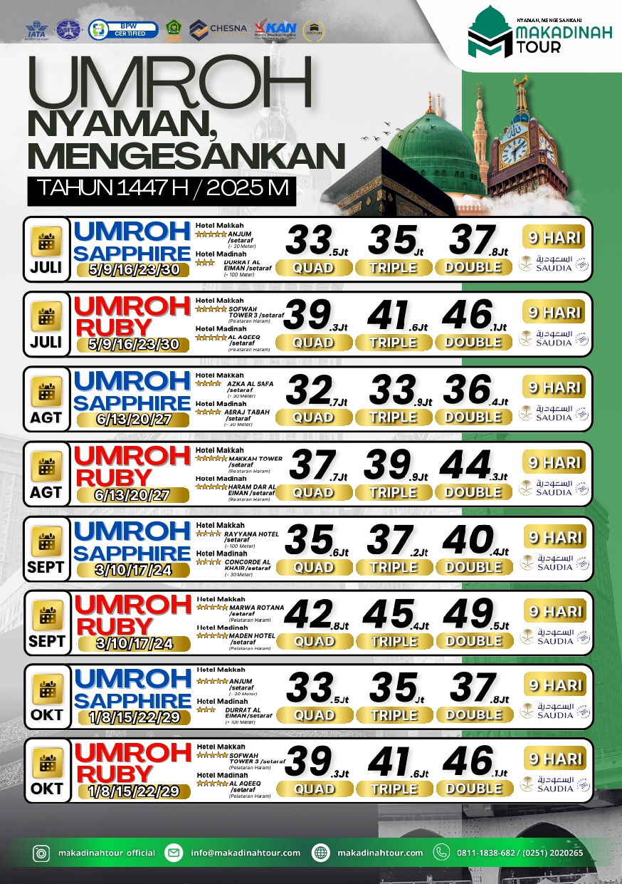 Umroh Nyaman Mengesankan
